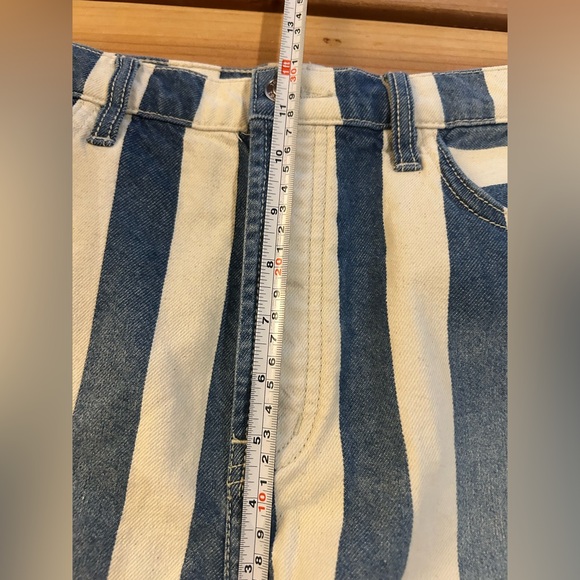 NWT CURRENT/ELLIOTT The Westside Shorts Bay Stripe 31 - Picture 10 of 11